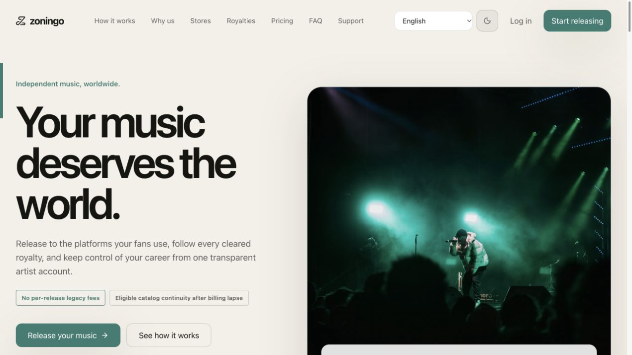 Zoningo.app public website showing its product introduction